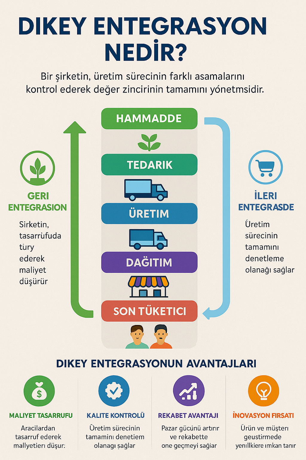 Dikey Entegrasyon ( Dikte Entegrasyon ) Nedir ?